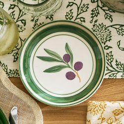 Proven&#231;al Garden Appetizer Plates, Set of 4