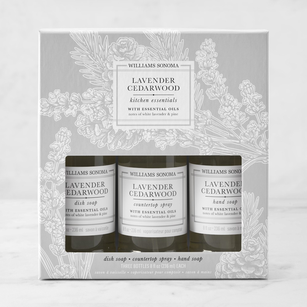 Williams Sonoma Lavender Cedarwood Kitchen Essentials Kit
