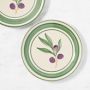 Proven&#231;al Garden Appetizer Plates, Set of 4