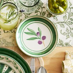 Proven&#231;al Garden Appetizer Plates, Set of 4