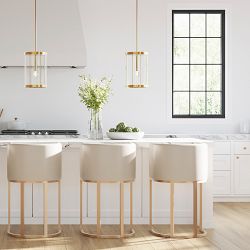 Verona Upholstered Counter &amp; Bar Stool