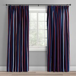 Cody Stripe Curtain, 50" X 84", Multi