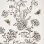 Bee Embroidered Table Runner