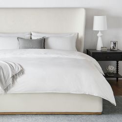 Chambers&#174; Italian 600 Thread Count Percale Duvet Cover &amp; Shams