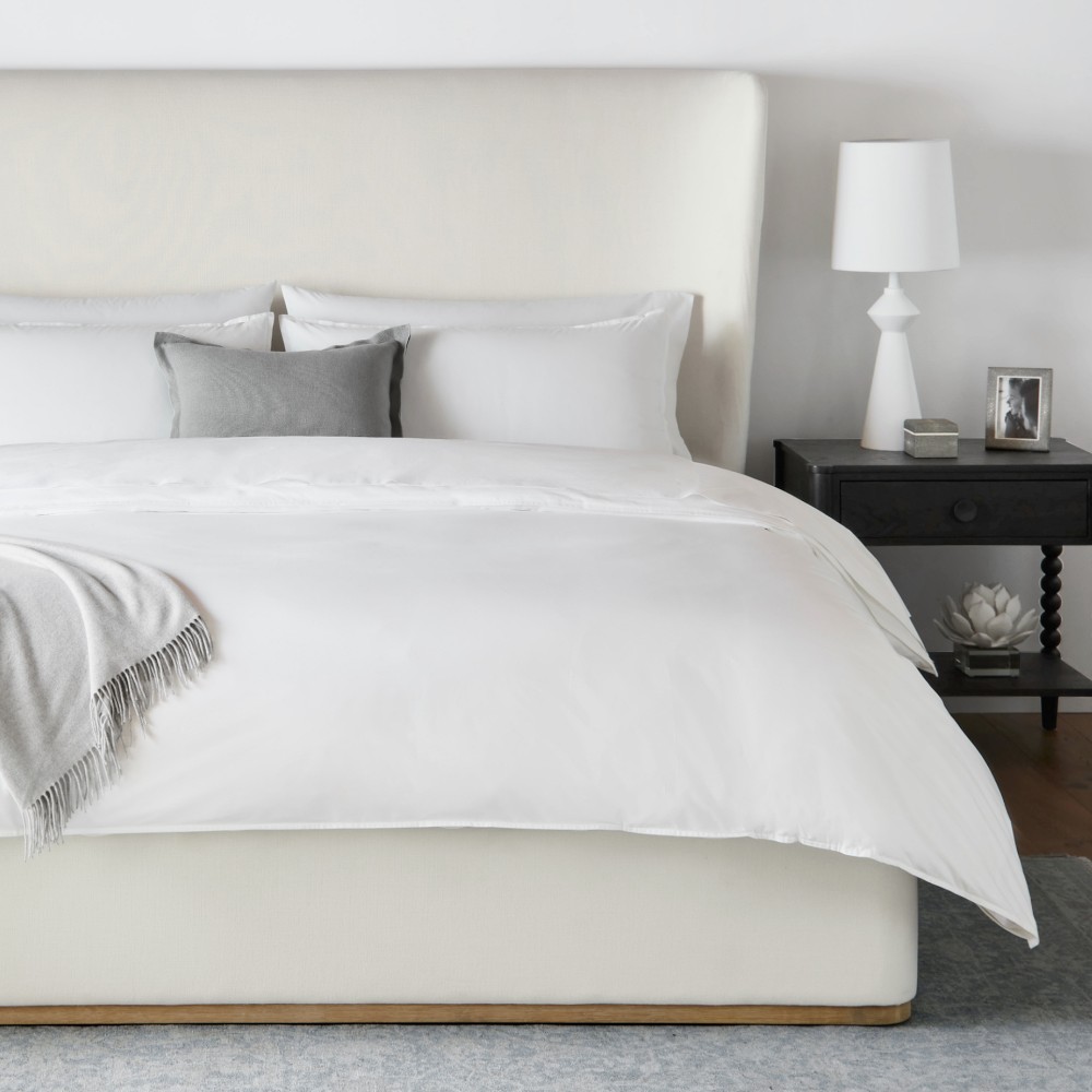 Chambers&#174; Italian 600 Thread Count Percale Duvet Cover &amp; Shams