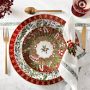 Leaf Garland Embroidered Napkins, Set of 4