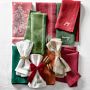 Velvet Bow Napkin Rings, Set of 4