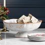 Twas the Night Before Christmas Porcelain Pedestal Fruit Bowl
