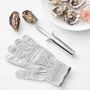Williams Sonoma Stainless-Steel Seafood Oyster Knife and Glove Set