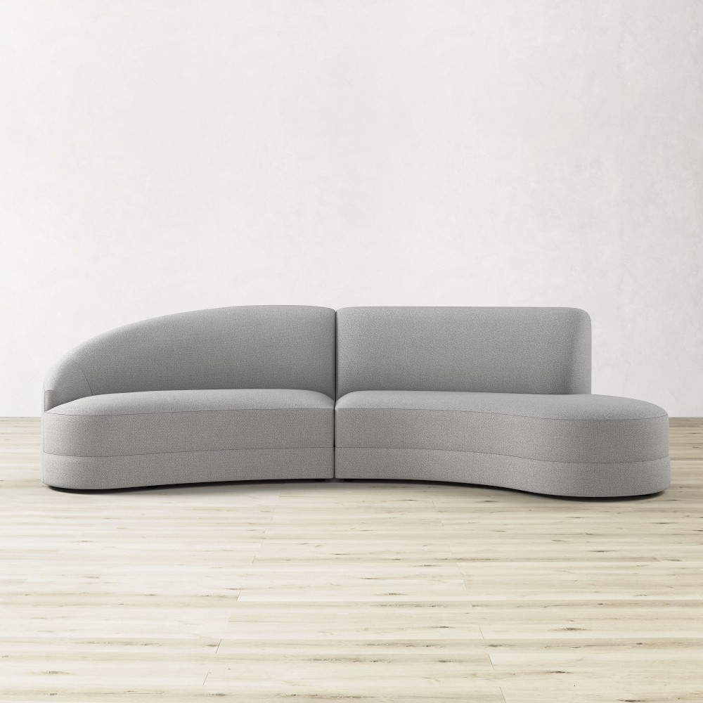 Capri 2-Piece Bumper Sectional (126&quot;)
