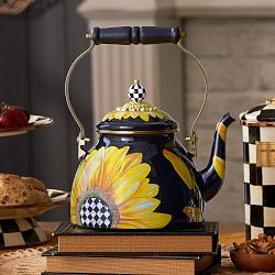 MacKenzie-Childs Sunflower Tea Kettle, 2-Qt.