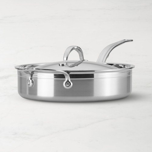 Hestan ProBond Professional Clad Stainless-Steel Sauté Pan, 3 1/2-Qt.