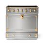 La Cornue CornuFé 90 Induction Range with Polished Brass