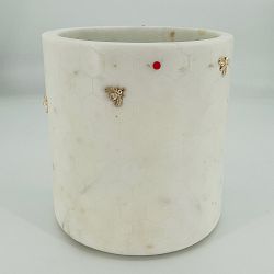 OPEN BOX: Honeycomb Marble Utensil Holder