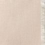 Sunbrella Performance Canvas with Samuel & Sons Fringe, Flax with Marble Fringe
