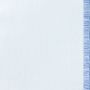 Sunbrella Performance Canvas with Samuel & Sons Fringe, Light Blue with Sky Fringe