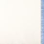 Sunbrella Performance Canvas with Samuel & Sons Fringe, White with Sky Fringe