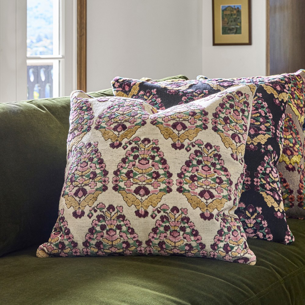 Paisley Jacquard Pillow Cover
