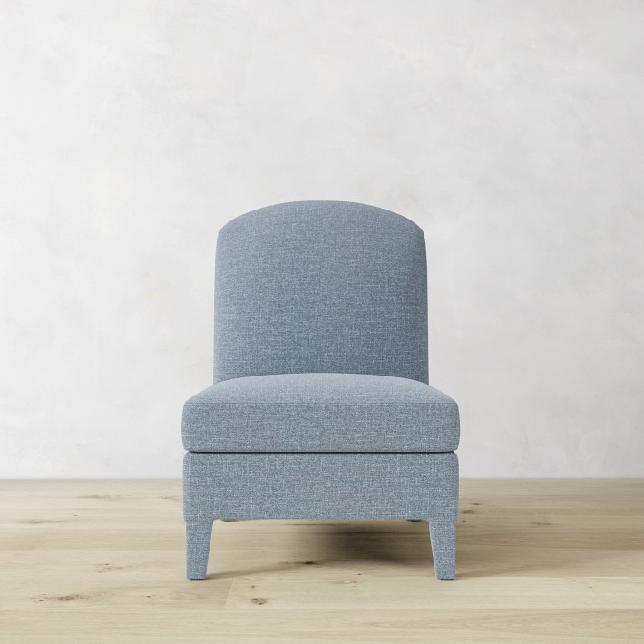 Salera Fully Upholstered Slipper Chair