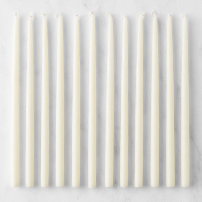 Tiny Taper Candles, Set of 12, Ivory