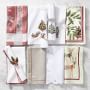 Gold Border Napkins, Set of 4