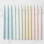 Easter Pastel Tiny Taper Candles, Set of 12