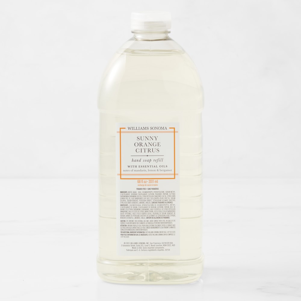 Williams Sonoma Sunny Orange Citrus Hand Soap Refill, 68oz.