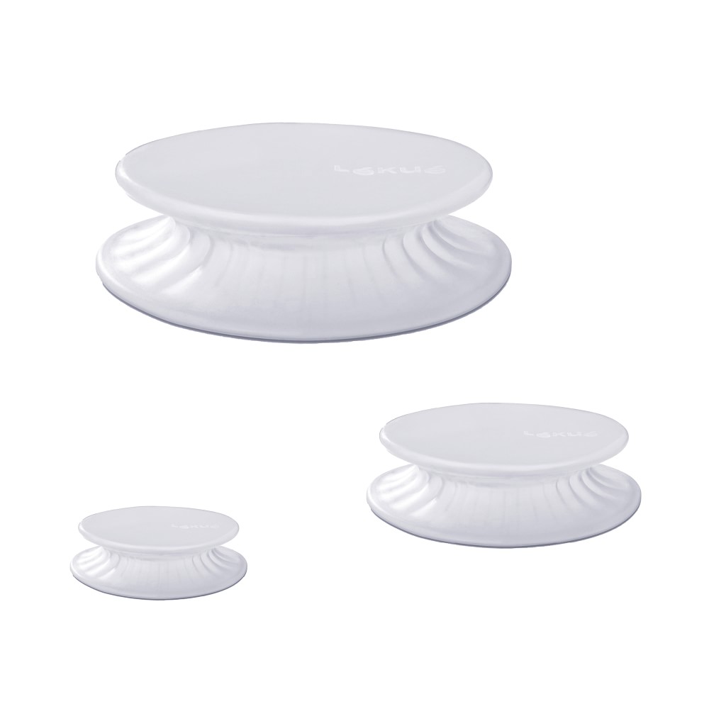 Lekue Silicone Food Coverings, Mixed Sizes, Set of 3