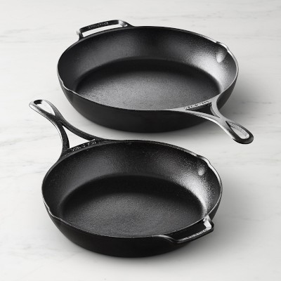 Lodge Blacklock Triple Seasoned Cast Iron 10&quot; &amp; 12&quot; Skillet Set