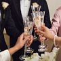 Waterford Lismore Diamond Toasting Champagne Flutes, Set of 2