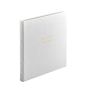 Wedding Journal with White Leather