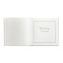 Wedding Journal with White Leather