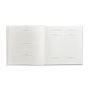 Wedding Journal with White Leather