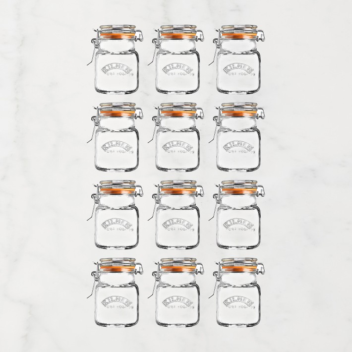 Kilner Spice Jar, 2.4 oz, Set of 12