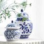 Chrysanthemum Ginger Jar