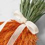 Easter Carrot Live Wreath, 26&quot;