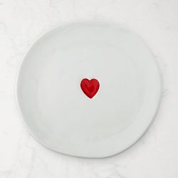 Heart Dinner Plates, Set of 4