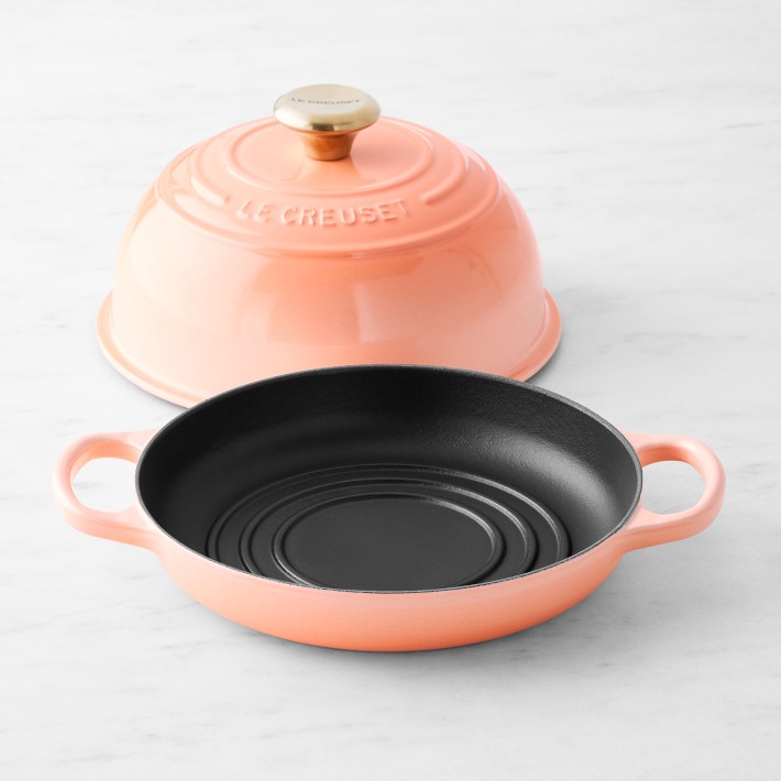 Enameled Round Cast Iron Bread Oven, 6 Qt Cast Iron Dutch Oven For