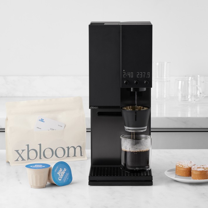 xBloom Studio Coffee Maker, Midnight Black & xPod Joe Coffee Beans