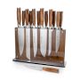 Schmidt Brothers Zebra Wood Knife Block, Set of 15