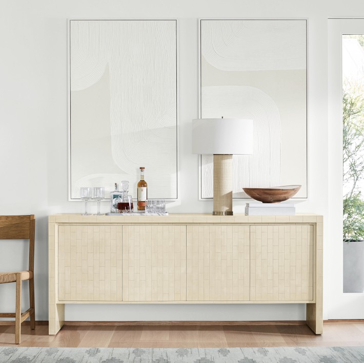 Faux Bone Console (78&quot;)