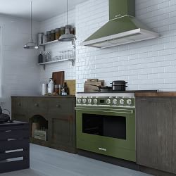 SMEG Portofino Dual-Fuel Range, 36&quot;