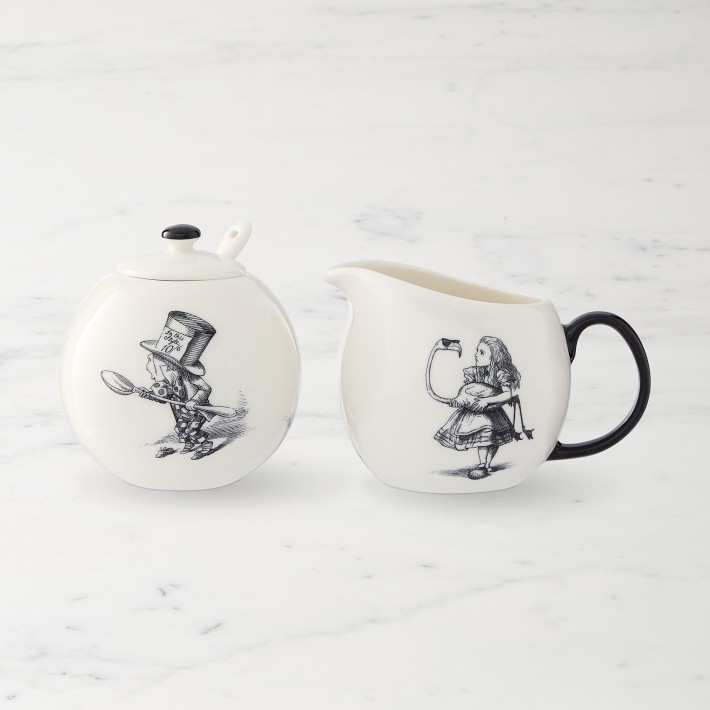 Cosmos Gifts Rose Bunny Sugar And Creamer Set - Pink Porcelain 3.875x2 ...