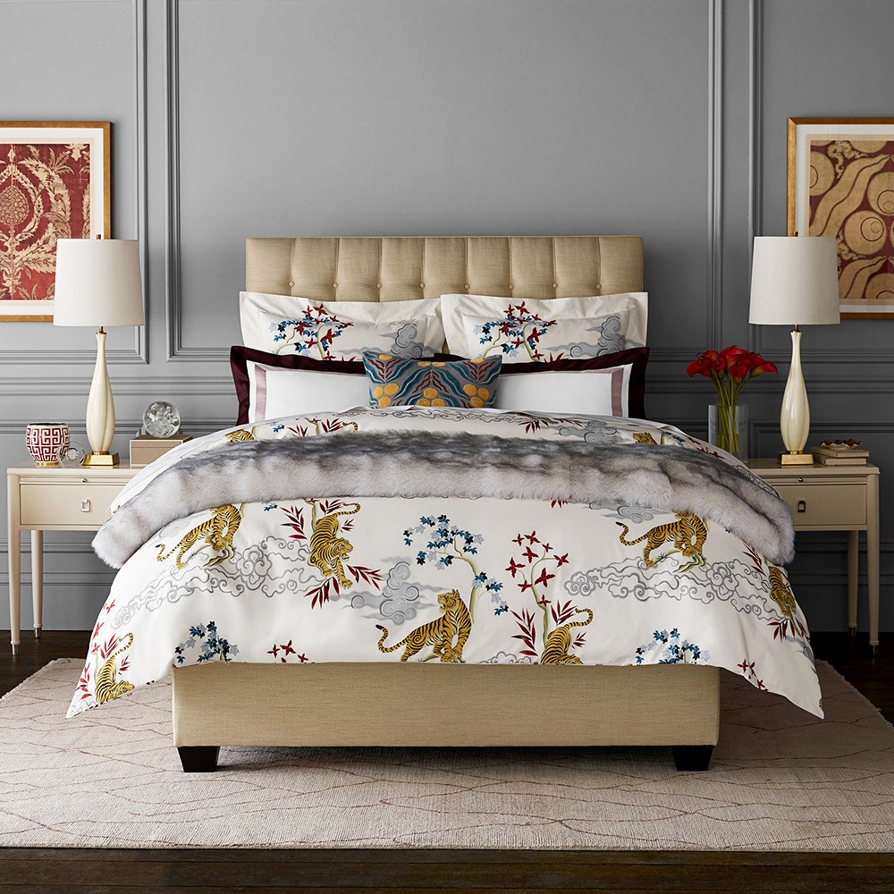 Kalden Tiger Printed Duvet Cover &amp; Shams