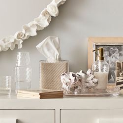 AERIN x Williams Sonoma Home Spiral Glass Bath Collection