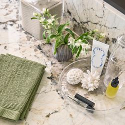 AERIN x Williams Sonoma Home Spiral Glass Bath Collection