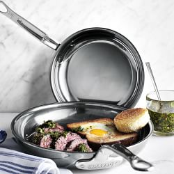 Hestan NanoBond&#174; Titanium Stainless-Steel Skillet Fry Pan, Set of 2