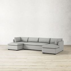 Laguna 3-Piece U-Shape Loveseat with Chaise (144&quot;-156&quot;)