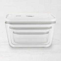 Zwilling Fresh &amp; Save 3-Piece Glass Food Storage Container, Meal Prep Containers