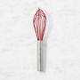 Williams Sonoma Stainless-Steel Silicone Mini Whisk, Red